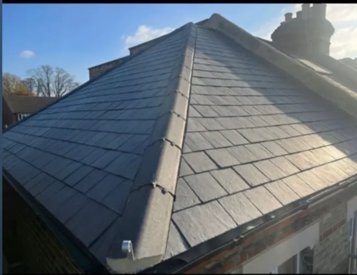 Hipped roof and ridge detail — supplied photograph