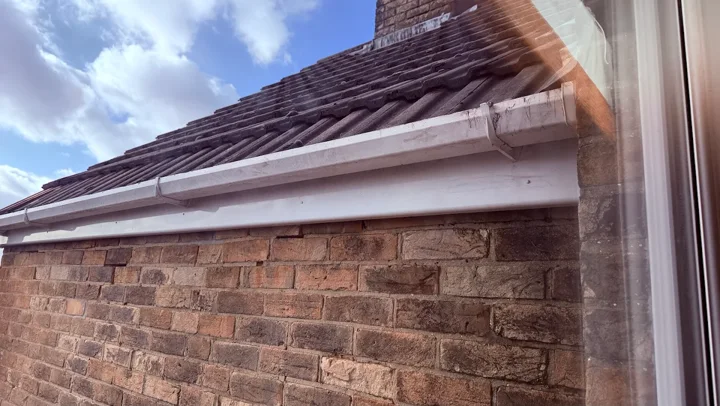 Gutter and roof-edge view — supplied photograph